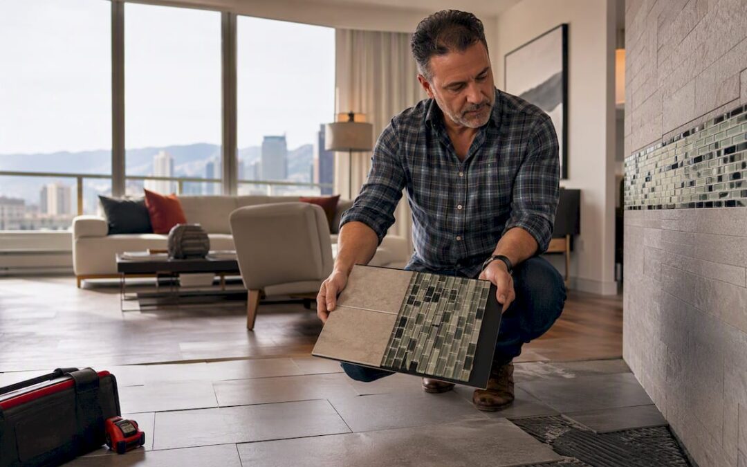 Glass vs. Porcelain Tile for Denver Floors and Walls