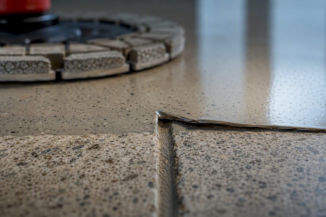 Epoxy separating along tile grout joint