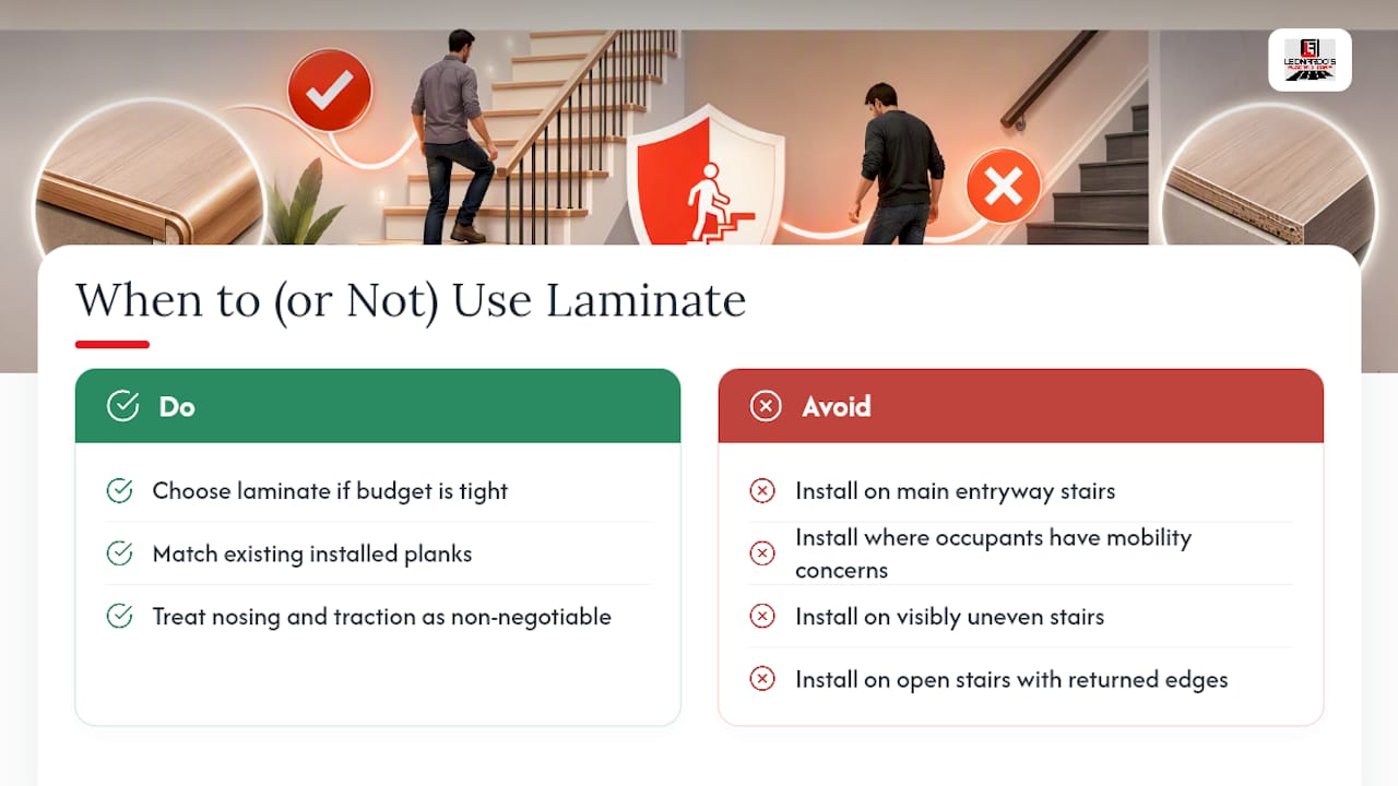 When We Steer Homeowners Away From Laminate — overview diagram